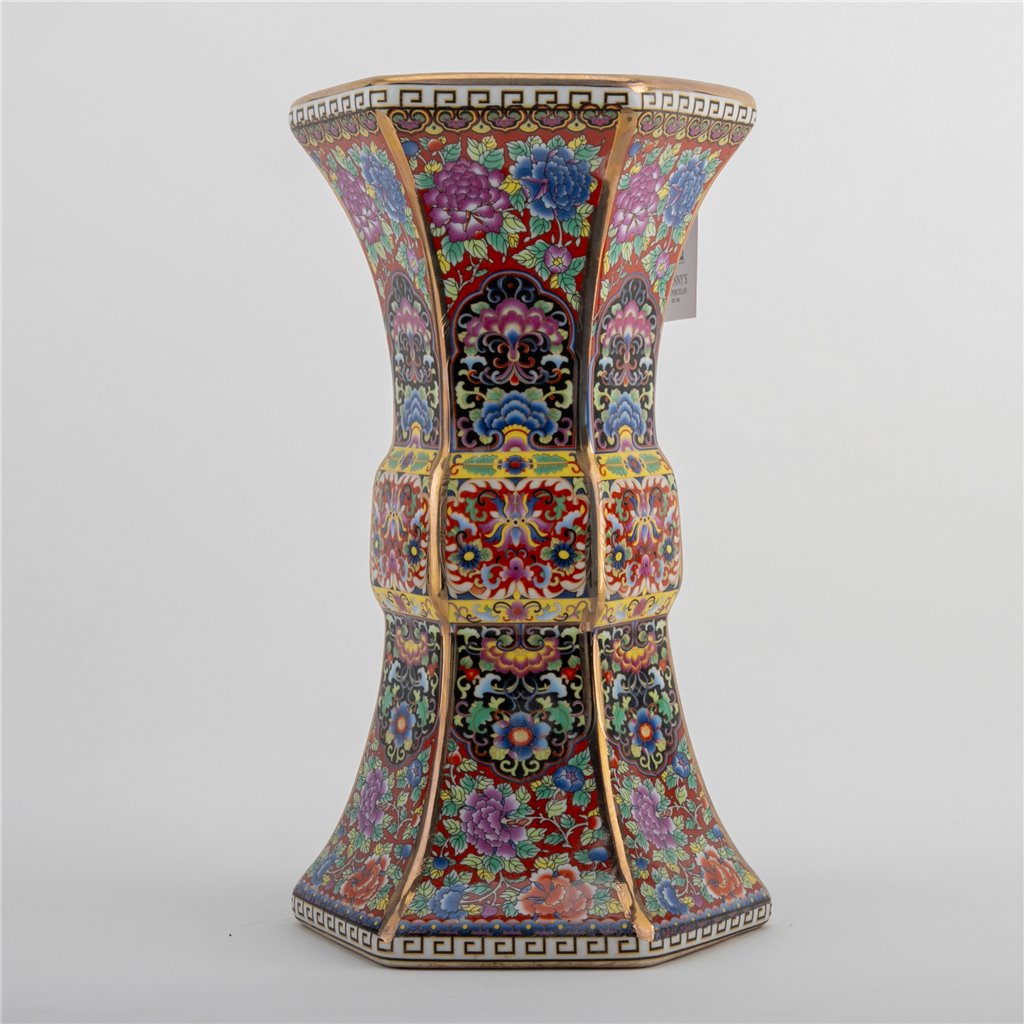 Danny's Fine Porcelain Hex Imperial Cup Vase