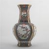Danny's Fine Porcelain Rectangular Vase Dark Bird
