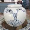 Danny's Fine Porcelain Round Pot Aged Cobalt Blue