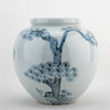 Danny's Fine Porcelain Round Pot Aged Cobalt Blue