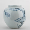 Danny's Fine Porcelain Round Pot Aged Cobalt Blue