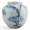 Danny's Fine Porcelain Round Pot Aged Cobalt Blue