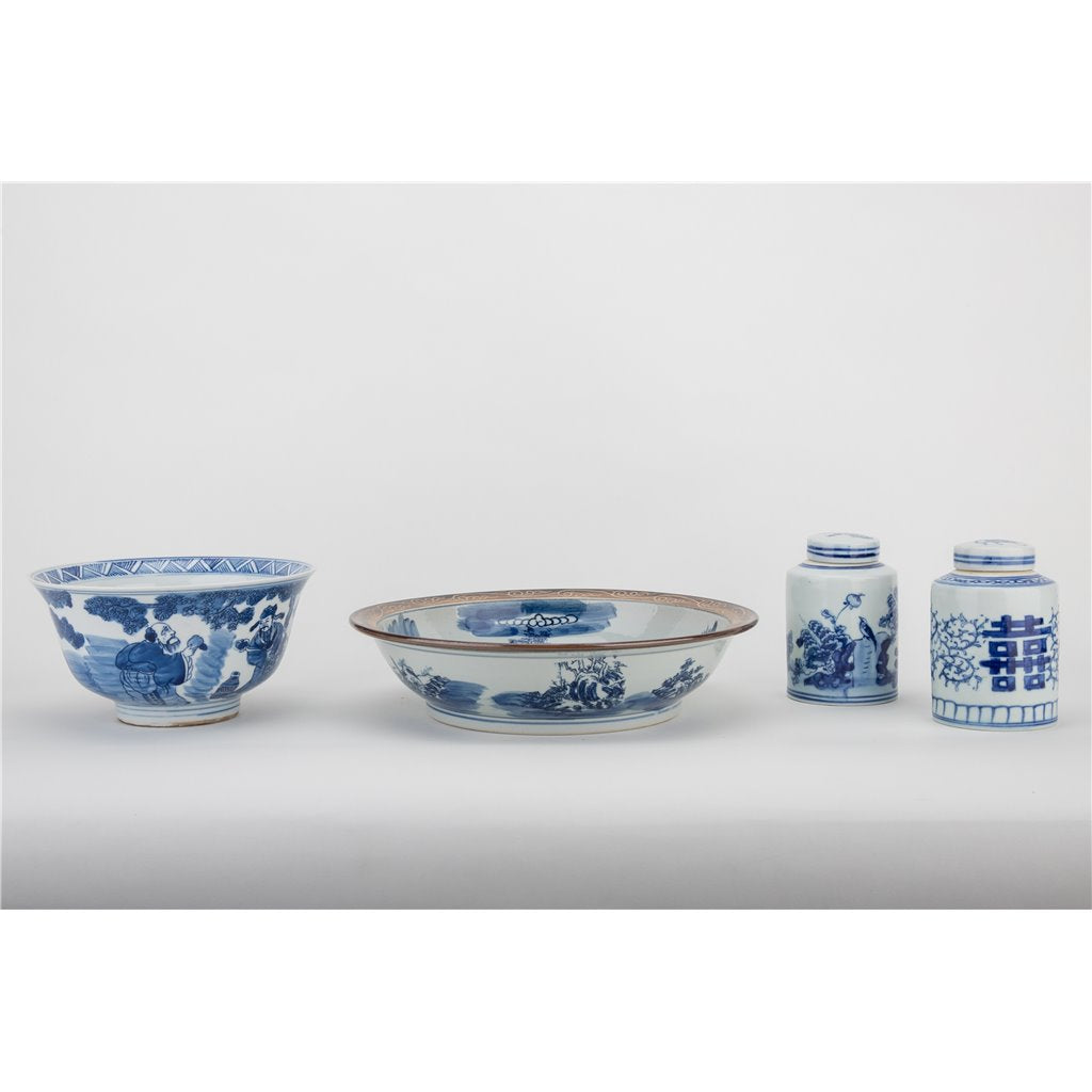 Danny's Fine Porcelain Hand Painted Round Basin