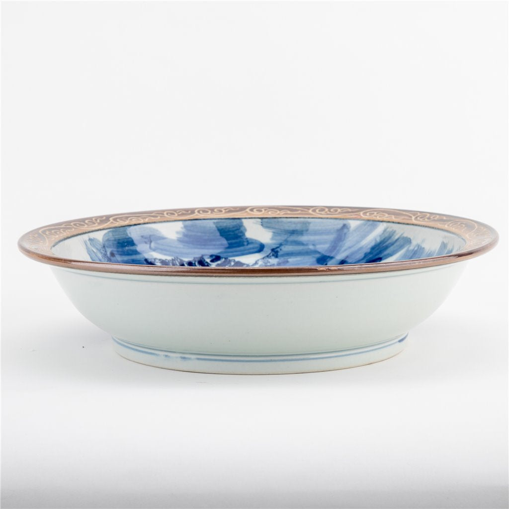 Danny's Fine Porcelain Hand Painted Round Basin