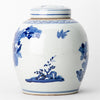 Danny's Fine Porcelain Bulb Lidded Jar Floral & Bird