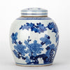 Danny's Fine Porcelain Bulb Lidded Jar Floral & Bird