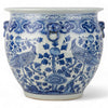 Danny's Fine Porcelain Round Fishbowl Blue & White Bird