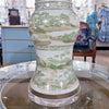 Danny's Fine Porcelain Green Round Lamp – Landscape Motif