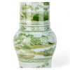 Danny's Fine Porcelain Green Round Lamp – Landscape Motif