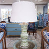 Danny's Fine Porcelain Green Round Lamp – Landscape Motif