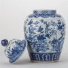 Danny's Fine Porcelain Lidded Large Round Jar Floral & Bird