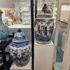 Danny's Fine Porcelain Lidded Large Round Jar Floral & Bird