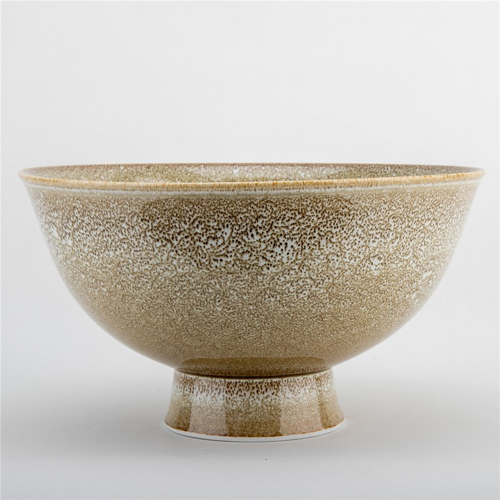 Danny's Fine Porcelain Shell Glazed Round Pedestal Basin