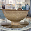 Danny's Fine Porcelain Shell Glazed Round Pedestal Basin