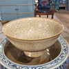Danny's Fine Porcelain Shell Glazed Round Pedestal Basin