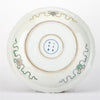 Danny's Fine Porcelain Round Platter Imperial Yellow Green Garden Scene