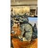 Danny's Fine Porcelain Pair of Lucky Kirin Figurine 14l X 14w X 20h