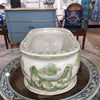 Danny's Fine Porcelain Green Oval Basin – Landscape Motif
