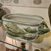 Danny's Fine Porcelain Green Oval Basin – Landscape Motif