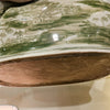 Danny's Fine Porcelain Green Oval Basin – Landscape Motif
