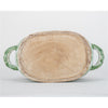 Danny's Fine Porcelain Green Oval Basin – Landscape Motif