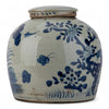 Danny's Fine Porcelain Blue & White Lidded Jar Traditional Chinese Landscape Scene
