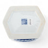 Danny's Fine Porcelain Hexagonal Vase Featuring Classic Blue & White Panels of Birds
