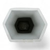 Danny's Fine Porcelain Hexagonal Vase Featuring Classic Blue & White Panels of Birds