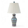 Danny's Fine Porcelain Red Porcelain Lamp – Floral Motif