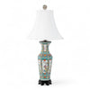 Danny's Fine Porcelain Porcelain Lamp – Bird & Floral & Landscape Motif