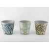 Danny's Fine Porcelain Antique Finish Pot-Blue Flower and Leaf