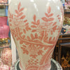 Danny's Fine Porcelain Coral Red Floral Porcelain Vase Add Refined Elegance To Your DéCor with