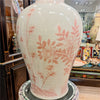 Danny's Fine Porcelain Coral Red Floral Porcelain Vase Add Refined Elegance To Your DéCor with