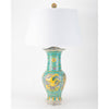 Danny's Fine Porcelain Porcelain Round Lamp – Floral & Landscape & Tiger Motif