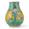 Danny's Fine Porcelain Green Round Vase – Tiger & Crane & Deer Motif