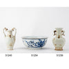 Danny's Fine Porcelain Blue & White Round Basin – Bird & Floral Motif