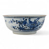 Danny's Fine Porcelain Blue & White Round Basin – Bird & Floral Motif