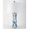 Danny's Fine Porcelain Blue & White Porcelain Lamp – Landscape Motif