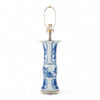Danny's Fine Porcelain Blue & White Porcelain Lamp – Landscape Motif