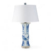 Danny's Fine Porcelain Blue & White Porcelain Lamp – Landscape Motif