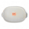 Danny's Fine Porcelain Blue & White Porcelain Oval Decorative Accent – Fish Motif