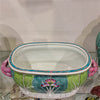Danny's Fine Porcelain Famille Rose Bok Choy Footbath Celebrate Traditional Chinese Porcelain