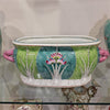 Danny's Fine Porcelain Famille Rose Bok Choy Footbath Celebrate Traditional Chinese Porcelain