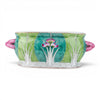 Danny's Fine Porcelain Famille Rose Bok Choy Footbath Celebrate Traditional Chinese Porcelain
