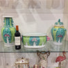 Danny's Fine Porcelain Famille Rose Bok Choy Footbath Celebrate Traditional Chinese Porcelain