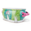 Danny's Fine Porcelain Famille Rose Bok Choy Footbath Celebrate Traditional Chinese Porcelain