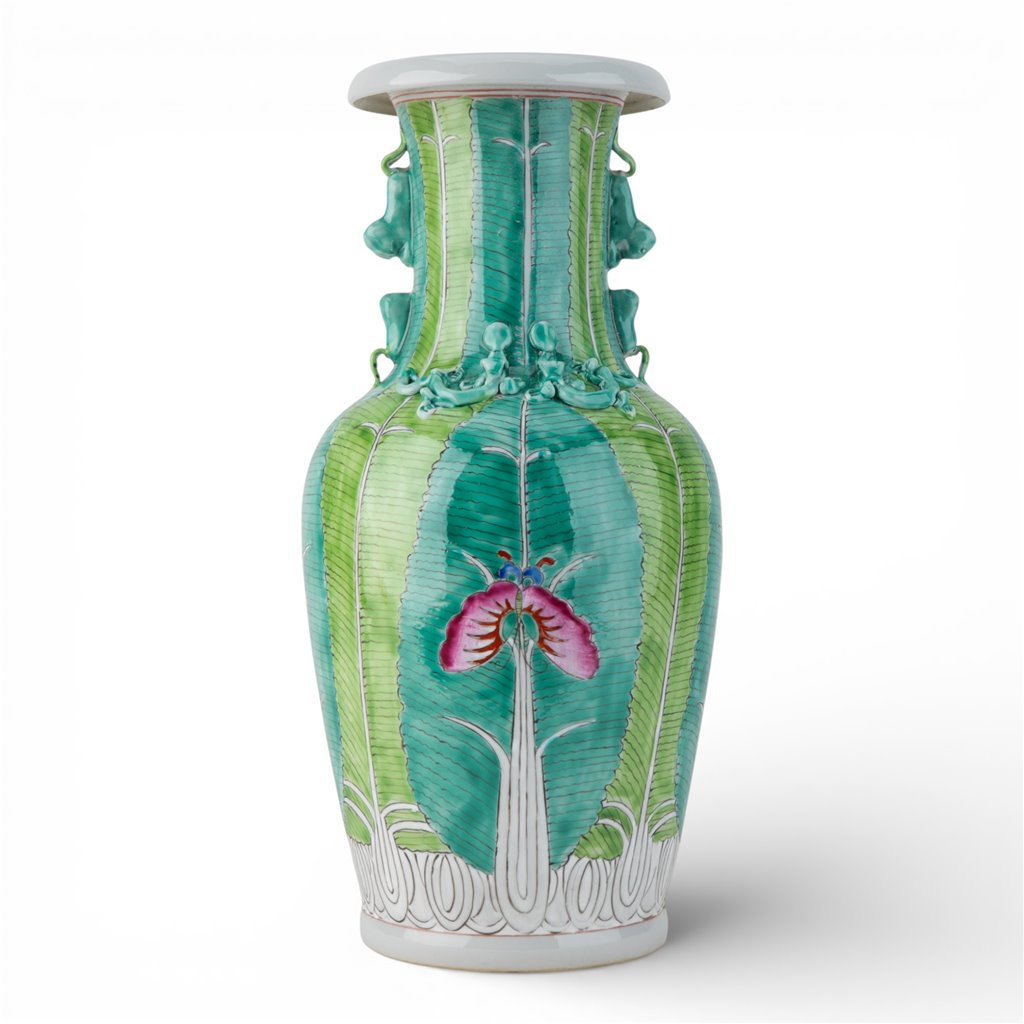 Danny's Fine Porcelain Bok Choy Vase. Display It Alone Or with Flowers For