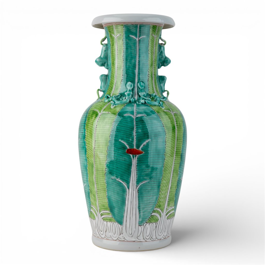 Danny's Fine Porcelain Bok Choy Vase. Display It Alone Or with Flowers For