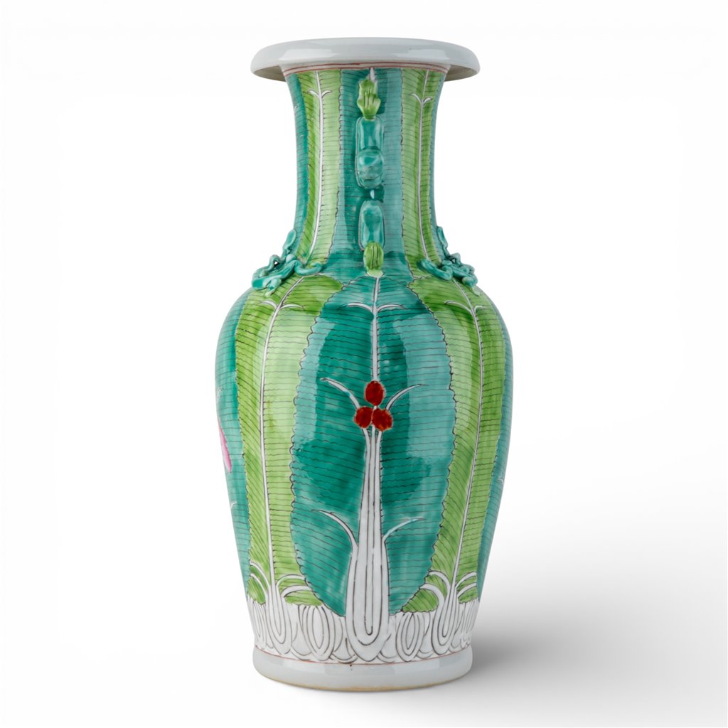 Danny's Fine Porcelain Bok Choy Vase. Display It Alone Or with Flowers For