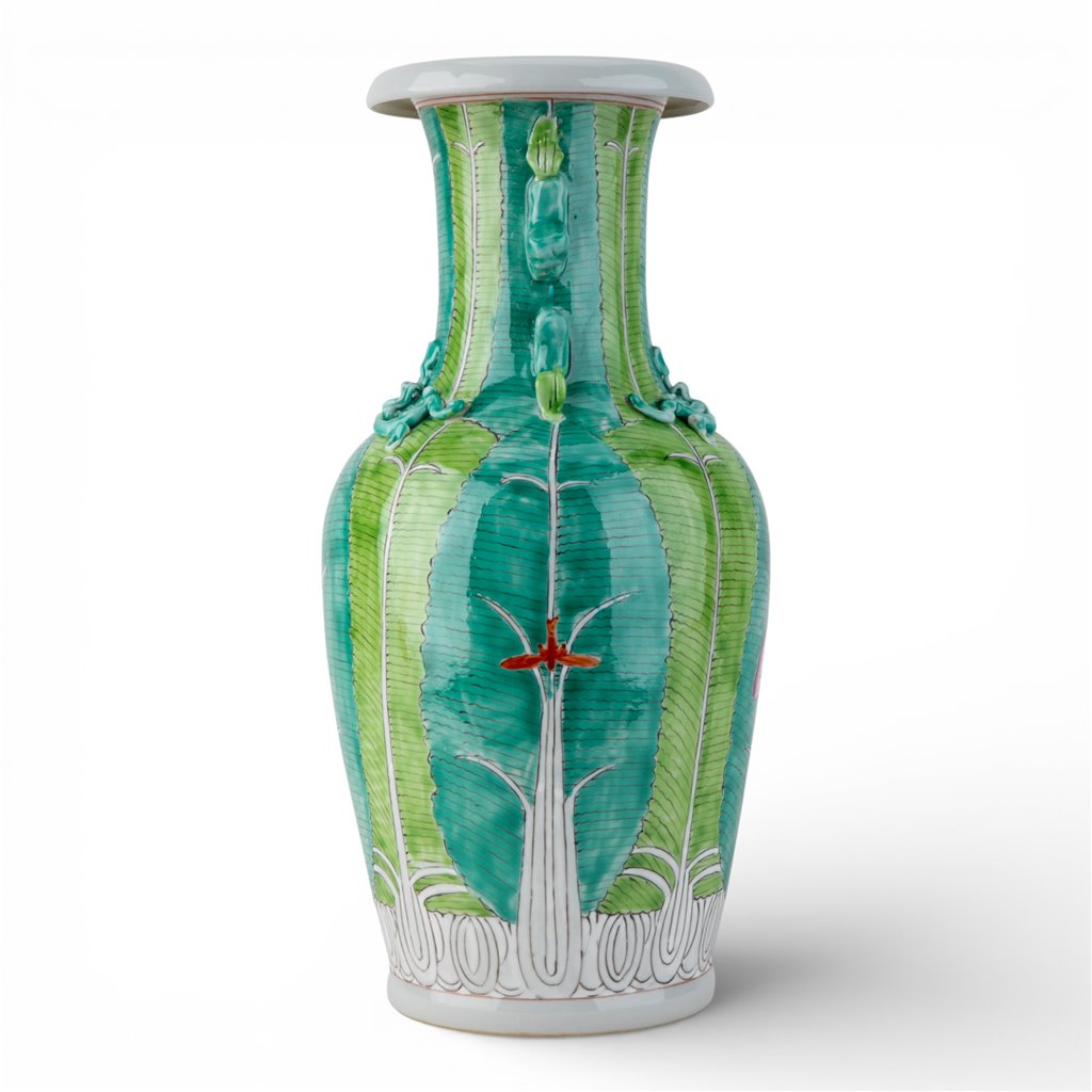 Danny's Fine Porcelain Bok Choy Vase. Display It Alone Or with Flowers For
